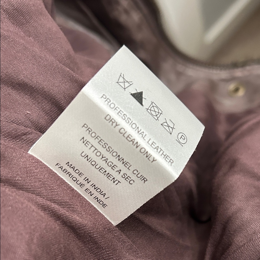 Free People Dark Brown Leather Jacket - Picture 6 of 7